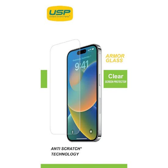 Picture of USP Samsung Galaxy A17 5G/ Galaxy A16 5G/ Galaxy A26 5G (6.7') Armor Glass Screen Protector :Full Coverage, 9H Hardness, Bubble-free, 3 Years Warranty