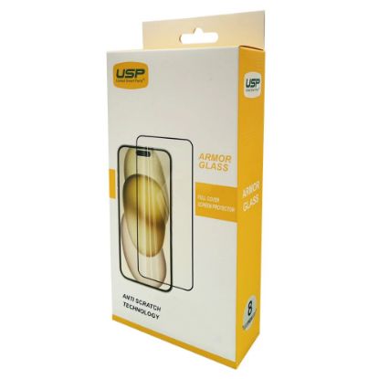 Picture of USP Apple iPhone Air (6.5') Armor Glass Full Cover Screen Protector - Full Coverage, 9H Hardness, Bubble-free, Anti-fingerprint, 3 Years Warranty