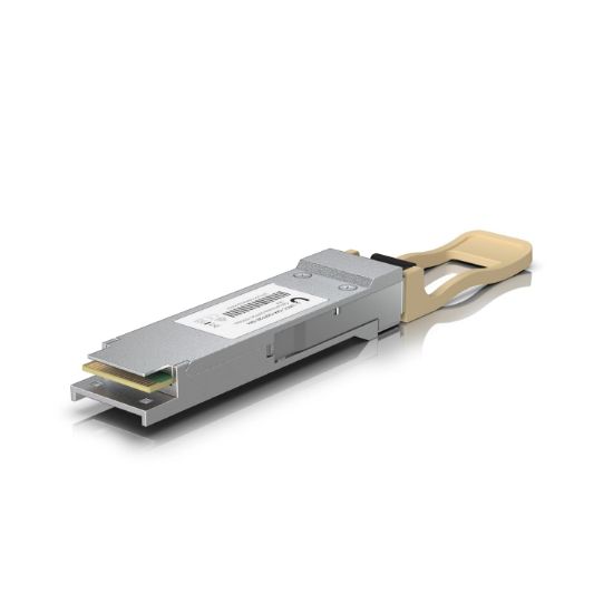 Picture of Ubiquiti 100G SR4 Multi-Mode Optical Module, QSFP28 Transceiver Supports 100G Connections Up To 100 m Using Multi-Mode Fiber, MPO-12 Type