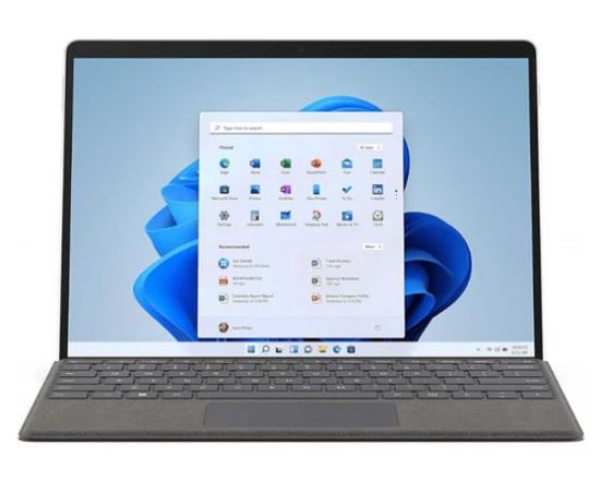 Picture of Microsoft Surface Pro 8 13' Touchscreen Intel Core i5-1135G7 8GB 128GB SSD WIN 11PRO DG WIN 10 USB-C WIFI6 BT Thunderbolt  Camera Platinum 1YR WTY