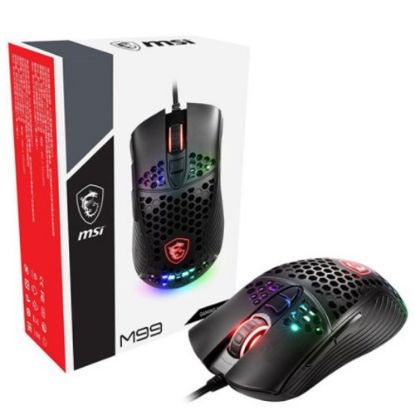 Picture of MSI Gaming Mouse_M99 Pro Boxl Sensor 3,200 DPI 12 RGB Modes 5 Customizable Buttons Comfortably Ergonomic Design Light Weight 0.12kg (for Promo only)