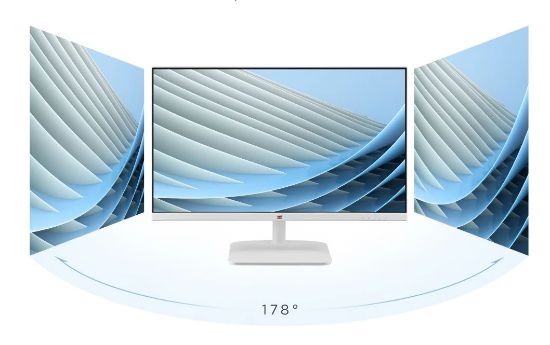 Picture of ViewSonic 24' Office Ultra Thin SuperClear IPS, 4ms 100hz, FHD,HDMI,VGA,3.5 Audio,Multi-View,Eye Care,VESA 75m, Slim,2432-H-W White Monitor, 3YARW