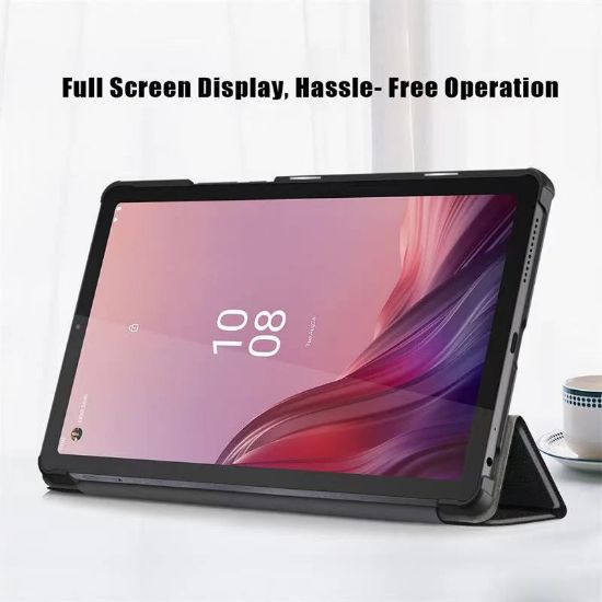 Picture of USP Lenovo Idea Tab Pro Folio Case Black - Anti-Scratch Microfiber Interior, PU Leather, Wear Resistant, Soft Touch, 3 Year Warranty