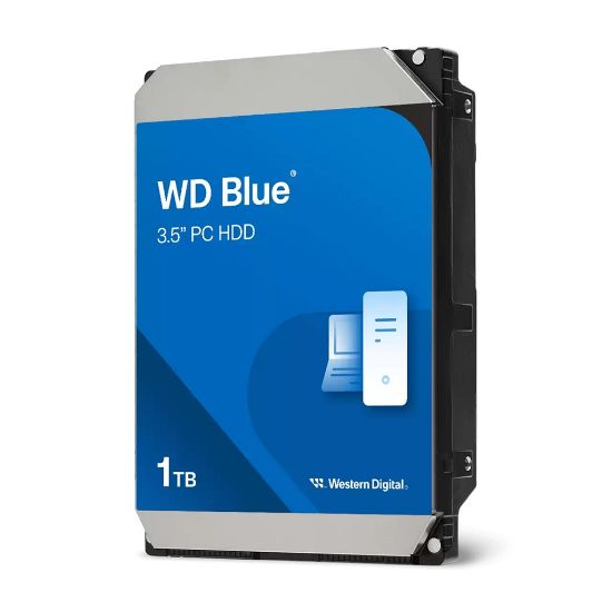 Picture of Western Digital WD Blue 1TB 3.5' HDD SATA 6Gb/s 5400RPM 64MB Cache CMR Tech 2yrs Wty