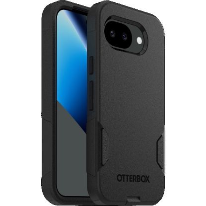 Picture of OtterBox Commuter Google Pixel 10A 5G (6.3') Case Black - (77-000210), DROP+ 3X Military Standard,Raised-Edges,Dual-Layer,7 Years Warranty