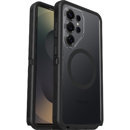 Picture of OtterBox Defender Pro XT Clear Samsung Galaxy S26 Ultra 5G (6.9') Case Dark Side (Clear/Black) -(77-99896),DROP+ 7X Military Standard,7 Years Warranty