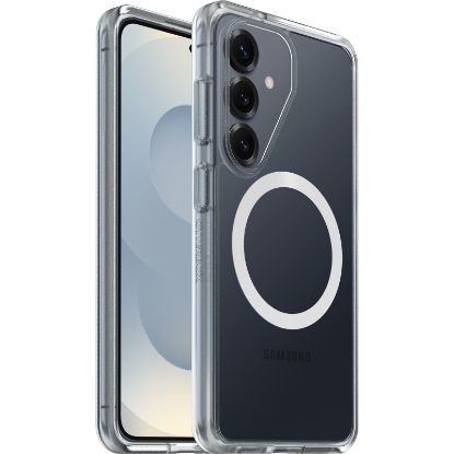 Picture of OtterBox React Magnets Samsung Galaxy S26 5G (6.3') Case Clear - (77-99941),DROP+ Military Standard,Raised Edges,7 Years Warranty