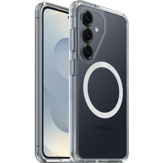 Picture of OtterBox React Magnets Samsung Galaxy S26 5G (6.3') Case Clear - (77-99941),DROP+ Military Standard,Raised Edges,7 Years Warranty