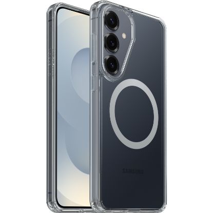 Picture of OtterBox Symmetry Clear Magnets Samsung Galaxy S26+ 5G (6.7') Case Clear - (77-99971), DROP+ 3X Military Standard, Raised Edges, 7 Years Warranty