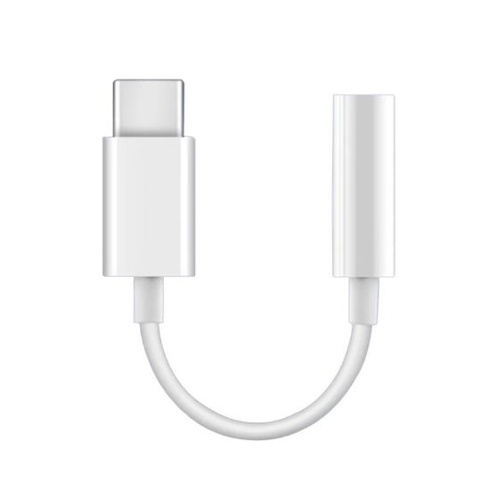 Picture of USP Type C to Aux 3.5mm DAC Headphone Jack Adapter - White (ALTAC), Lightweight & Portable, Corrosion Resistance, 2 Years Warranty