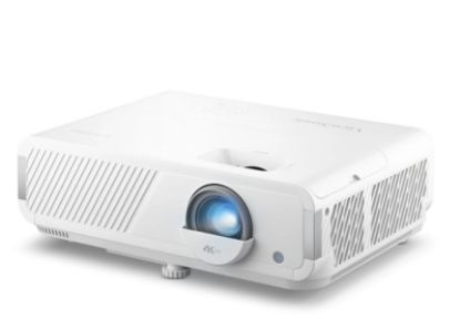 Picture of ViewSonic LX720‑4K, True 4K Laser Projector, 3,500 Lumens, HDR, Up To 300' Display, 10W Speaker, Google TV For Easy Streaming, 3YARW