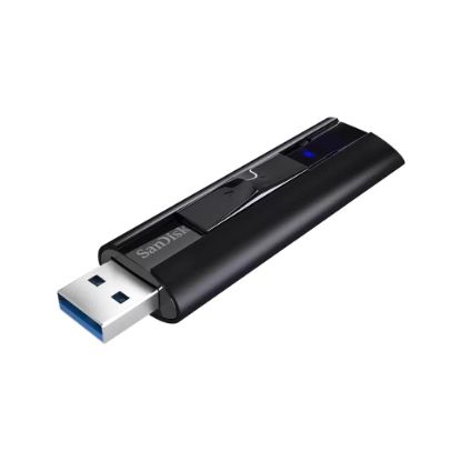 Picture of SanDisk 256GB Extreme Pro USB3.2 Solid State Flash Drive, CZ880 Black, Read up to 420MB/s, Write up to 380MB/s, USB-A (LS)