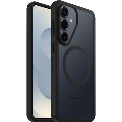 Picture of OtterBox React Magnets Samsung Galaxy S26+ 5G (6.7') Case Black Crystal (Clear/Black) - (77-99936),DROP+ Military Standard, 7 Years Warranty