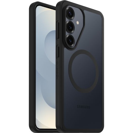 Picture of OtterBox React Magnets Samsung Galaxy S26+ 5G (6.7') Case Black Crystal (Clear/Black) - (77-99936),DROP+ Military Standard, 7 Years Warranty