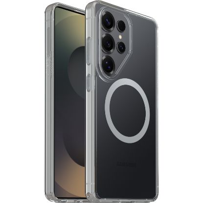 Picture of OtterBox Symmetry Clear Magnets Samsung Galaxy S26 Ultra 5G (6.9') Case Clear - (77-99972), DROP+ 3X Military Standard, Raised Edges, 7 Years Warranty