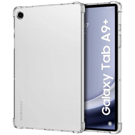Picture of USP Samsung Galaxy Tab A9+ Clear Case - Slim Design, ShockProof, Camera Protection, Perfect-Fit, Tough & Durable, 3 Year Warranty