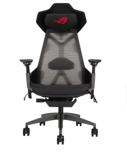 Picture of ASUS ROG DESTRIER SL400 Ergo Gaming Chair Breathable Mesh Cradle and Soft PU Foam Padding, Solid Aluminum Frame, 3D Armrest Adjustment, Two-way Lumbar