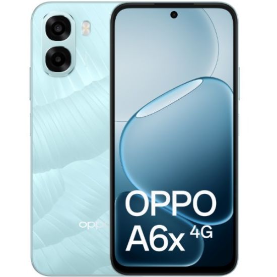 Picture of OPPO A6x 4G 128GB - Ice Blue (CPH2819AU Ice Blue)*AU STOCK*, 6.75', HD+, 120Hz, 4GB/128GB, 13MP/5MP, Dual SIM, 6100mAh, 2 Years Warranty