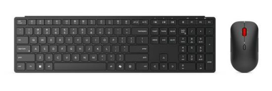 Picture of LENOVO Professional Wireless Multi-Mode Pro Keyboard & Mouse Combo Full-Size USB-A Dual Bluetooth 5.3 three-zone DPI US English 3YR WTY