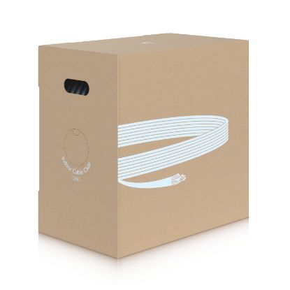 Picture of Ubiquiti UniFi Indoor Cable Cat6A CMP, Category 6A Ethernet Cable, High-Speed Deployments In Environments, Require Plenum-Rated Cabling