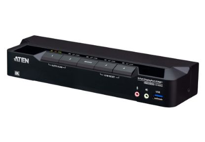 Picture of Aten Desktop 4-Port USB 3.0 8K DisplayPort KVMP™ Switch (Cables included)