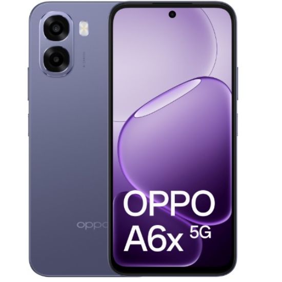 Picture of OPPO A6x 5G 128GB - Black Purple (CPH2783AU Black Purple)*AU STOCK*, 6.75', HD+, 120Hz, 4GB/128GB, 50MP/5MP, Dual SIM, 6100mAh, 2 Years Warranty