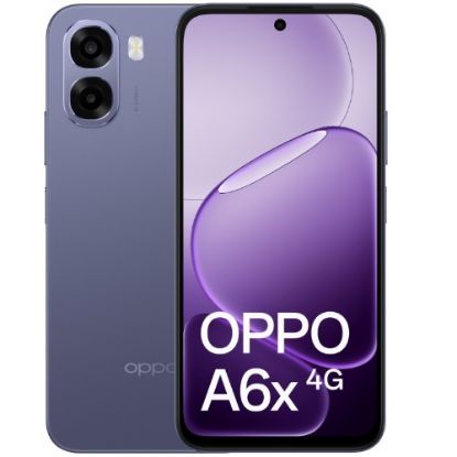 Picture of OPPO A6x 4G 128GB - Plum Purple (CPH2819AU Plum Purple)*AU STOCK*, 6.75', HD+, 120Hz, 4GB/128GB, 13MP/5MP, Dual SIM, 6100mAh, 2 Years Warranty