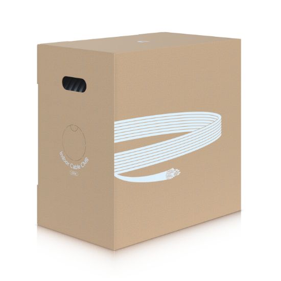 Picture of Ubiquiti UniFi Indoor Cable Cat6A CMR, Category 6A Ethernet cable for high-speed, indoor deployments.