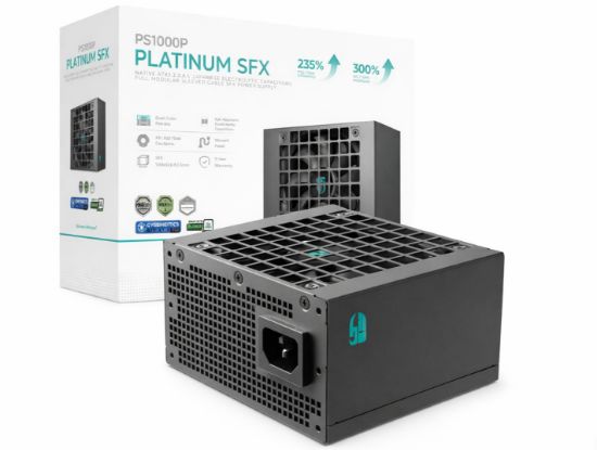 Picture of DeepCool PS1000P 1000W Gamer Storm SFX Full Japanese Electroyltic Capacitors Cybenetics Platinum/PPLP 115V Platinum