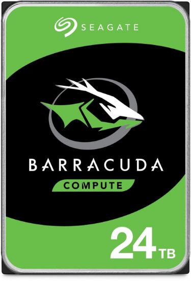 Picture of Seagate 24TB 3.5' Barracuda, SATA 6Gb/s, CMR, 7200RPM, 512MB Cache, 512e, HDD, 2 Years Warranty