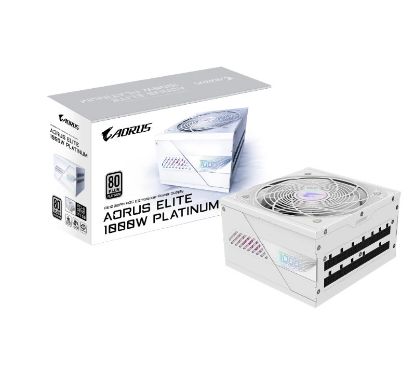 Picture of Gigabyte GP-AE1000PM PG5 ICE 1000W PSU Power Supply, ATX 60-50 Hz 1000W 120mm Fan 80 PLUS  Platinum >100,000 hours