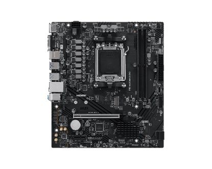 Picture of MSI PRO A620AM-B EVO ATX Motherboard, AM5, AMD A620A, 2xDDR5 128GB, PCIe4.0 x16, 1xM.2, 2xSATA, HDMI/VGA, 2.5G LAN, ATX