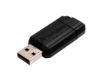 Picture of Verbatim Store'n'Go Pinstripe USB 2.0 Drive 16GB, Slim Retractable Design, 2 Years Limited Warranty (Black)
