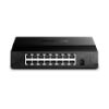 Picture of TP-Link TL-SF1016D 16-Port 10/100Mbps Desktop Switch or wall-mounting design Plug and play 3.2Gbps Switching Capacity Auto-MDI/MDIX Supports MAC