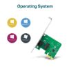 Picture of TP-Link TG-3468 32-bit Gigabit PCI Express Network Adapter, Realtek RTL8168E, 10/100/1000Mbps RJ45 port, Auto MDI/MDIX, NIC
