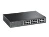 Picture of TP-Link TL-SF1024D 24-Port 10/100Mbps Rackmount Unmanaged Switch energy-efficient Supports MAC 13-inch Desktop steel case 4.8 Gbps Switching Cap