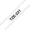 Picture of Brother 9mm Black on White TZE Tape