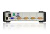 Picture of Aten Desktop KVM Switch 4 Port Single Display VGA, 4x Custom KVM Cables Included, Selection Via Front Panel, Auto Scan Mode,