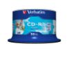 Picture of Verbatim CD-R 700MB 50Pk White InkJet 52x Superior ink absorption on high-resolution 5,760 DPI printers