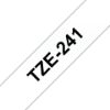 Picture of Brother 18mm Black on White TZE Tape