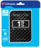 Picture of Verbatim 1TB 2.5' USB 3.0 Black Store'n'Go HDD Grid Design, Ultra Portable, High Speed & Capacity. Backup and Store + Nero Backup Software