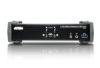 Picture of Aten Desktop KVMP Switch 2 Port Single Display 4k DisplayPort w/ audio, Cables Included, 2x USB Port, Selection Via Front Panel