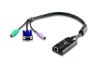 Picture of Aten KVM Cable Adapter with RJ45 to VGA & PS/2  for KH, KL, KM and KN series