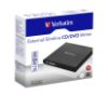 Picture of Verbatim External Slimline DVD / CD Writer, Burner, Reader, Player, Ultra Portable for Notebooks, Nero Software, USB Powered Black Mobile, Retail 2025