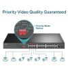 Picture of TP-Link TL-SL1226P 24-Port 10/100Mbps + 2-Port Gigabit Unmanaged PoE+ Switch , Up To 250W For all PoE Ports, Up To 30W Each PoE Port