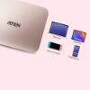 Picture of Aten USB-C Multiport Dock with Nintendo Switch, Android and iPad Pro (USB-C) support, HDMI 4K output, supports Windows + Mac (USB-C)