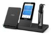 Picture of Yealink WH67 UC DECT Wireless Convertible Headset, UC Workstation, HD Voice,2-Mic Noise Cancellation,Teams Certified, Lightweight, 4 Wearing Styles