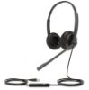 Picture of Yealink UH34 Dual Teams USB Headset, Lightweight, All Day Wearing Comfort, Ear Wideband Noise Cancelling Microphone, Leather Ear Cushions, USB-A