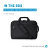 Picture of HP 15.6' Prelude Pro Recycle Top Load Carry Case Laptop Bag Recycled Fabric Strap Adjustable, Padded Design Fits 15.6' 14' 13.3' Notebook