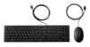 Picture of HP 320MK USB Wired Desktop Keyboard Mouse Combo Reduced-sized & Low-Profile Quiet Keys Easy Clean Plug&Play for Notebook Desktop PC